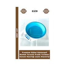 Premium Dijital Göstergeli Mutfak Terazisi Pratik Yardımcı Sunum Hazırlığı Çeyiz Alışverişi Çok Renkli