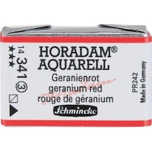 Schmincke : Horadam Aquarell Artist Sulu Boya : Tam Tablet : Seri 3 341 Granium Red