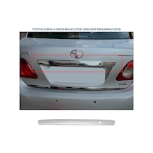 Ebal Otomotiv Toyota Corolla Uyumlu Krom Bagaj Çıtası 2007-2010 Paslanmaz Çelik