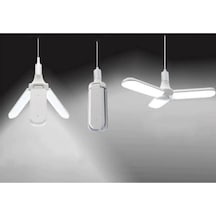 Beyaz 3 Kollu Katlanabilir Pervane Led Ampul Tekli Beyaz Işık E27 Led Ampul 0 - 250 Watt Yok A'dan G