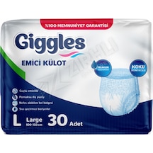 5 Adet Giggles Emici Külot Large 30'lu 1 Numara