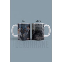 Şövalye Ve Prenses, Kalp Muhafızı, Dark Knight, Fantasy Hikaye Kupa Bardak Gri