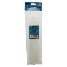 100pcs Beyaz 3.6x300mm Plastik Cırt Kelepçe Bx40