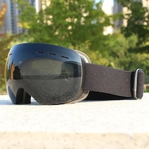 Willowhaven Black- Çift Katmanlı Anti-fog Kayak Ve Snowboard Gözlüğü Erkek Kadın Büyük Çerçeve Aynalı Lens