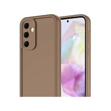Samsung Galaxy  Uyumlu  A17 5g Viera Silikon - Kahverengi
