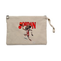 Caricature Krem Clutch Astarlı Cüzdan / El Çantası Krem