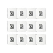 Şeffaf Yapışkanlı Askı Kanca - Güçlü Tutuşlu Banyo Ve Mutfak Duvar Askısı, Delme Gerektirmeyen Çok Amaçlı Kendinden Yapışkanlı Pratik Askı Tutucu 10'lu Paket 7/8 Yaş