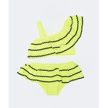 Deep Beach Sutaşı Detaylı Kız Çocuk Bikini Takım 001
