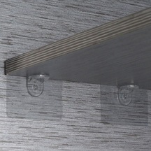 1/5/10 Adet Yumruksuz Dolap Katmanlı Bölme Tırnaksız Yapışkan Katman Destek Rafı 5 6x6cm-5pcs Beyaz