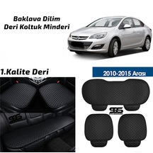 Opel Astra J 2010-2015 Siyah Deri Oto Koltuk Minderi