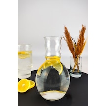 Digithome Cam Su Ve Meşrubat Mini Sürahi Karaf Sunum Kokteyl Şişesi 550 Ml - Sl.hyb.010