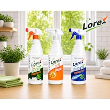 Lorex Çok Amaçlı Genel Temizleyici + Yağçöz + Banyo Wc Temizleyici 3 x 1 L