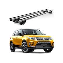 Kanca Suzuki Vitara 2015 Ve Sonrası Uyumlu Gri Kilitli Ara Atkı 120cm Port Bagaj Tavan Barı