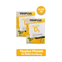 Youplus Vitamin D3 400ıu Oral Sprey 20 Ml X 2 Adet