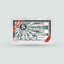 Viktoria Kumaş Boyasi 40 Nefti - 3 Paket Boya + 2 Paket Fiske Çok Renkli
