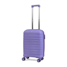 Reymond Luggage Karbon PP Seyahat Valizi Horizon Serisi Kırılmaz Bavul, Lila - Kabin Boy Lila
