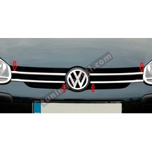 Vw Golf 4 1998 - 2002 Ön Panjur Krom Paslanmaz Çelik 4 Parça