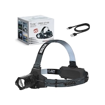 Gt100 Led Şarjlı Kafa Lambası Wt-628 Beyaz