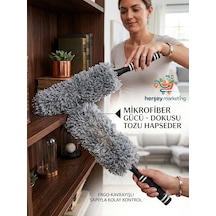 Temizlik Sürenizi Yarıya İndirin Çizmeden Parlatan Profesyonel Mikrofiber Toz Alıcı. Büyük Boy Toz Alıcı Fırça Toz Püskülü