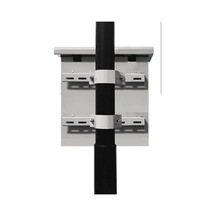 Ager Aa-ou-pl150-8-kıt-b2-ec-outdoor Cap 150mm Sekizgen Dırek Montaj Kıtı B2 7035 Dış Ortam