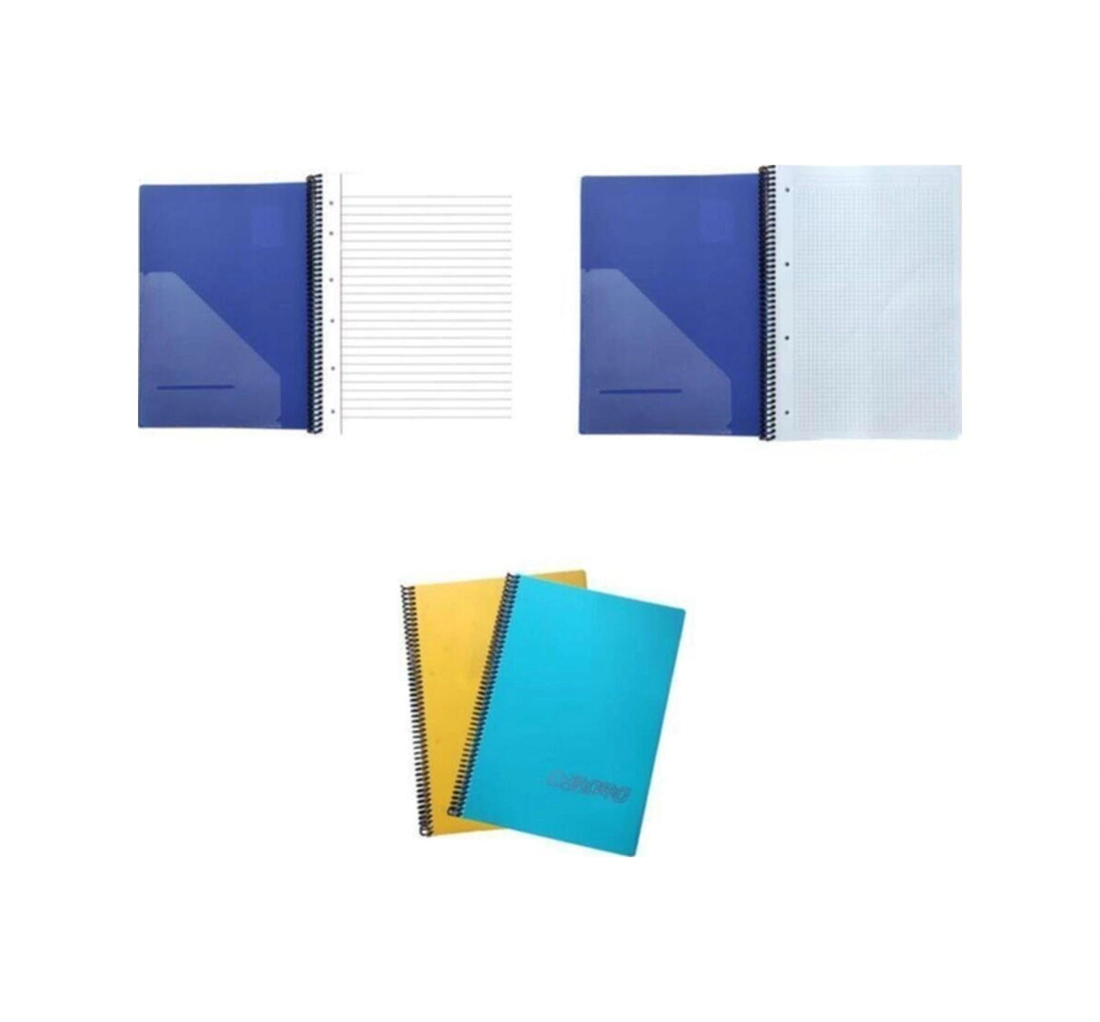 Chromo Sip. Pp. Kapak 100 Yp.defter A4 1 Çizgili + 1 Kareli
