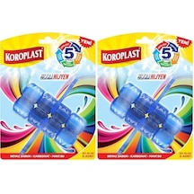 5 Etkili Wc Blok 2'li Katı Tuvalet Bloğu Beyaz Sabun Kokulu 2li Paket