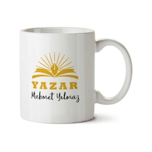 Kişiye Özel Yazar Kupa Bardak Çok Renkli