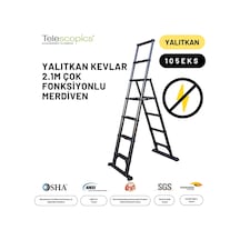 2.1m Kevlar Yalıtkan Çok Fonksiyonlu Merdiven 20ackv - 105eks