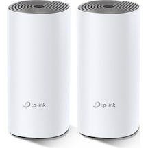 Deco E4 2-pack Wi-fi 5 Mesh Sistemi Ac1200 Mbps Hız Fiber Uyumlu Çift Bant 100 Mbps Port 100 Cihaz 260 M