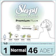 Bio Natural Premium Plus Hijyenik Ped Mega Paket Normal 46 Adet