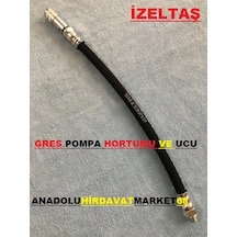 İzeltaş Gres Pompa Hortumu Gres Pompa Ucu 30 CM Her Markaya Olur