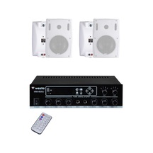 Westa Ws-2wh Ses Sistemi Paketi Amfi + 2 Duvar Hoparlör Anons & Müzik Yayını - 8697043464123