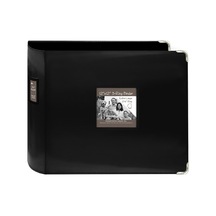 Pioneer T12jf-bk 30 Cm X 30,5 Cm Dikişli Suni Deri 3 Halkalı Cilt, Siyah