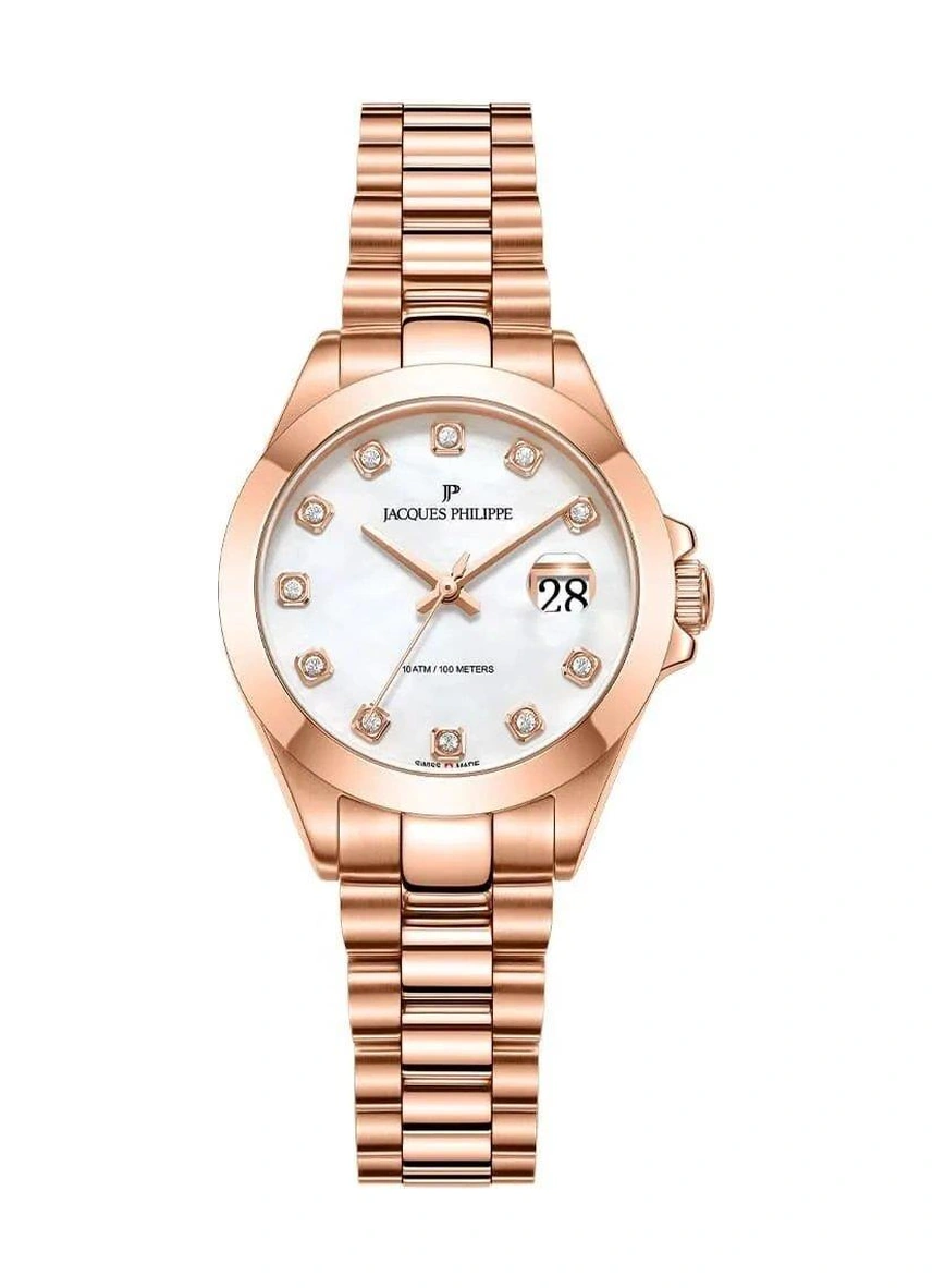 Jacques Philippe Swiss Made Jpqls733385 Kadın Kol Saati Gri