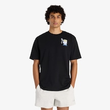 New Balance Fish And Chips Erkek Siyah T-shirt Mt61ı5bm-bk