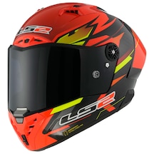Ls2 Thunder Karbon Gp Aero Fıre Full Face Motosiklet Kaskı Kırmızı -  Siyah