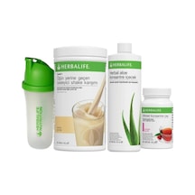 Başlangıç Seti 1 Ad. Vanilya Shake 1 Ad. Aloevera 1 Ad. Ahududu Çay 50 Gr 1 Ad. Shaker