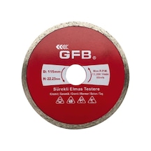 Sürekli Turbo Elmas Mermer Granit Kesici 180 Mm