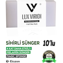 Lux Viridi Sihirli Sünger Magic Sponge 3407 10'lu