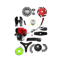 Ablacks R-077 4 Zamanlı Profesyonel Yan Tırpan + 8 Li Bahçivan Seti 6