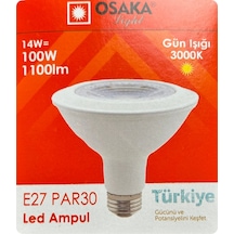 4 Adet Osaka 14w 100w Sarı Işık 3000k E27 Duylu Kalın Duy Led Par30 Ampul