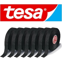 Tesa Bez Bant Tüylü 19Mm x 15 Metre Siyah - 8 Adet