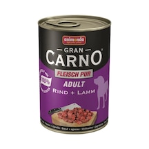 Animonda Gran Carno Sığır Etli ve Kuzu Etli Konserve Yetişkin Köpek Maması 400 G