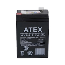 Atex Ax6-2.8 6v 2.8ah Bakımsız Kuru Akü