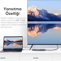 Macbook İle Uyumlu Usb-c Hub Çoklayıcı Hdmı/sd Card/micro Sd/usb 2.0/usb 3.0/usb-c/pd 100watt / Bağlantı Port Usb Çoklayıcı Adaptör 7-in -1 Multi Hub Hdmı 01