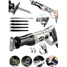 Dragro GRZ-tlk9000 Gri 5 Uç 9000 Sjs 6 Kademe Devir Ayarli Bakir Sargili Beton Tuğla Kemik Kesme Tilki Kuyruğu