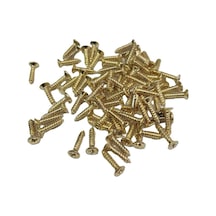 Sarı 1000 Adet Klips Vidası 2,2x9,5 Mm Yhb - Konik Başlı Kutu, Sandık, Ayak, Askı, Mini Vida 9,5 Mm