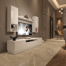 Decoraktiv Trio 5das Mdf Tv Ünitesi Tv Sehpası Beyaz