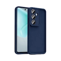 Samsung Uyumlu Galaxy A37 5g Uyumlu Viera Silikon - Lacivert