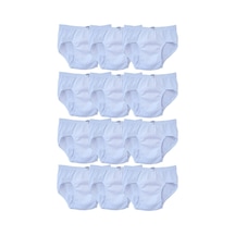 Seher Yıldızı Erkek Çocuk Slip Külot Beyaz 12 Li Paket